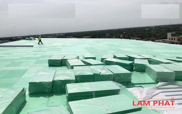 dùng xốp xps chống nóng tường nhà